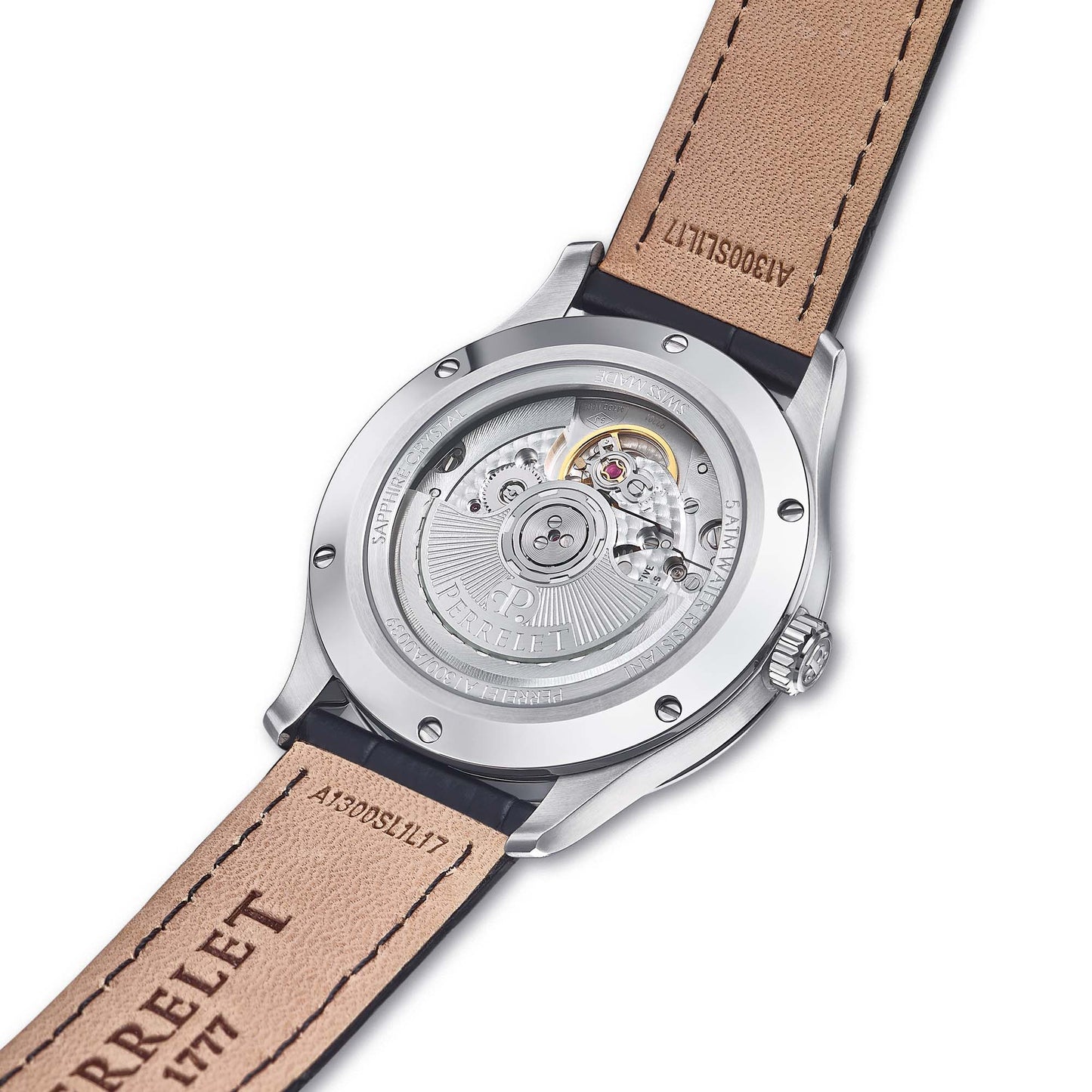 Elevate your wrist with the Perrelet WEEKEND A1300/A – green dial sophistication meets reliable Swiss mechanics.