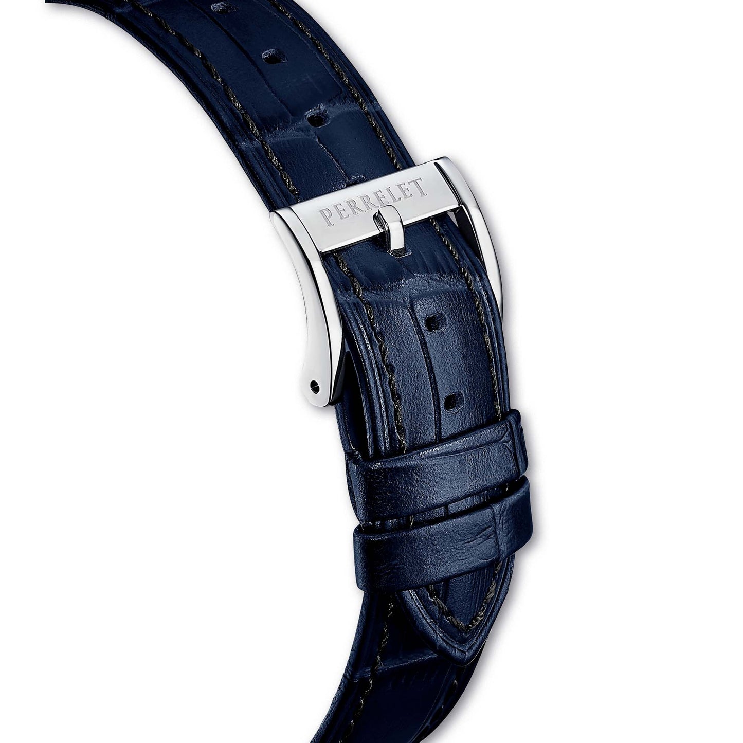 The Perrelet WEEKEND A1300/C pairs everyday wearability with an ice blue dial and signature Swiss quality.