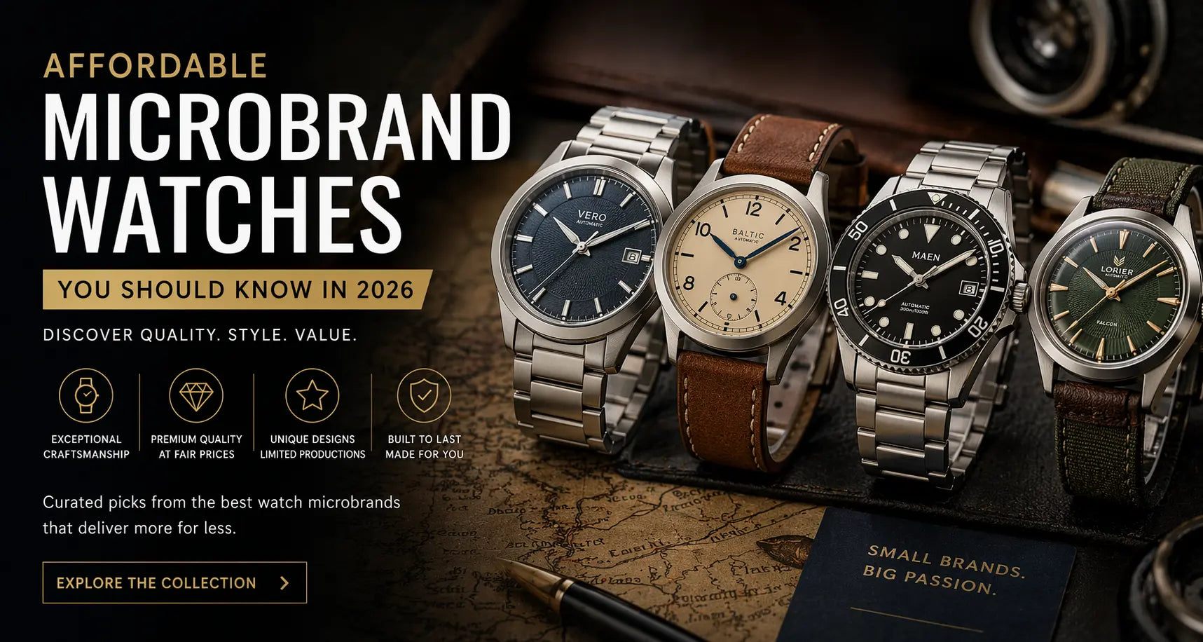 Affordable Microbrand Watches