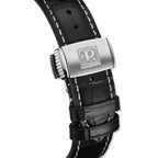 The A1100/3 LAB Peripheral by Perrelet offers bold refinement with a black dial and architectural case design. Swiss-made with a unique peripheral rotor.