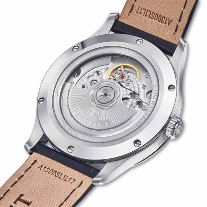 Perrelet WEEKEND A1302/E combines salmon dial charm with open heart precision for everyday sophistication.