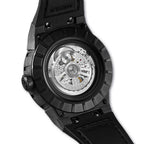 Experience motion and color with the Perrelet TURBINE A4065/7 – carbon case and vivid yellow turbine.