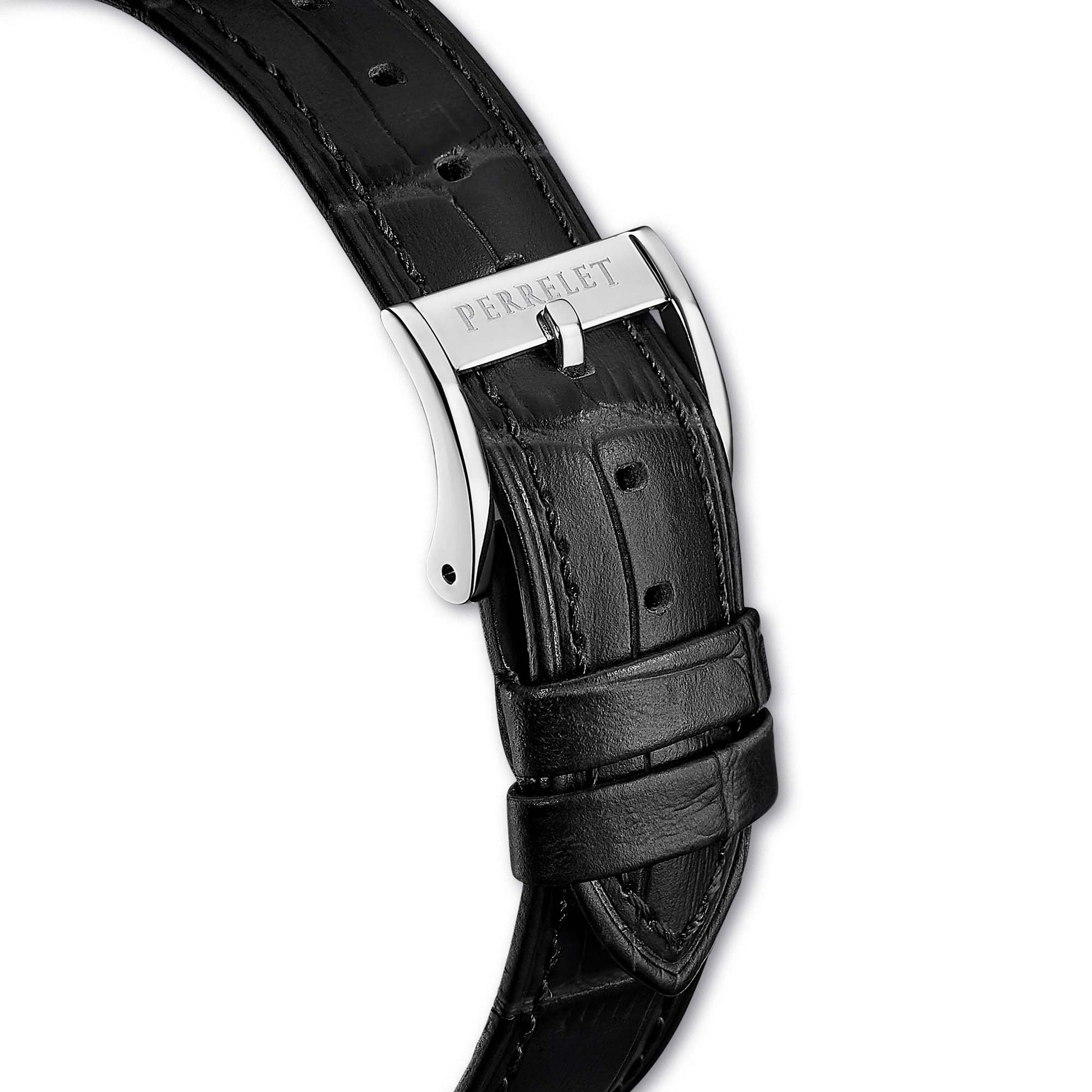 Perrelet WEEKEND A1300/A offers rich green tones and clean design powered by a self-winding Swiss movement.
