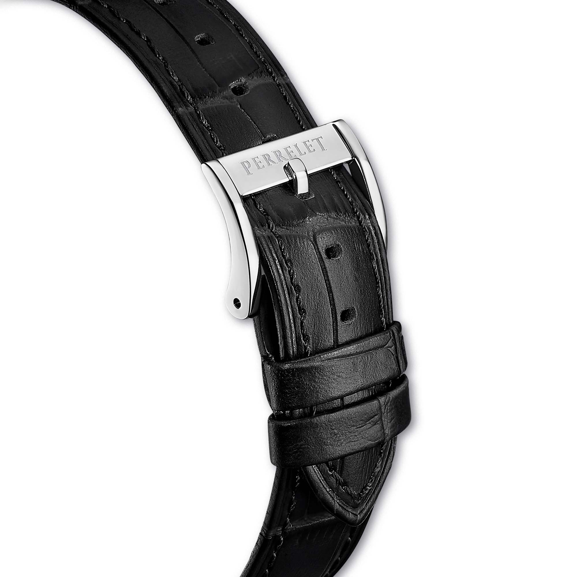 Perrelet WEEKEND A1300/A offers rich green tones and clean design powered by a self-winding Swiss movement.