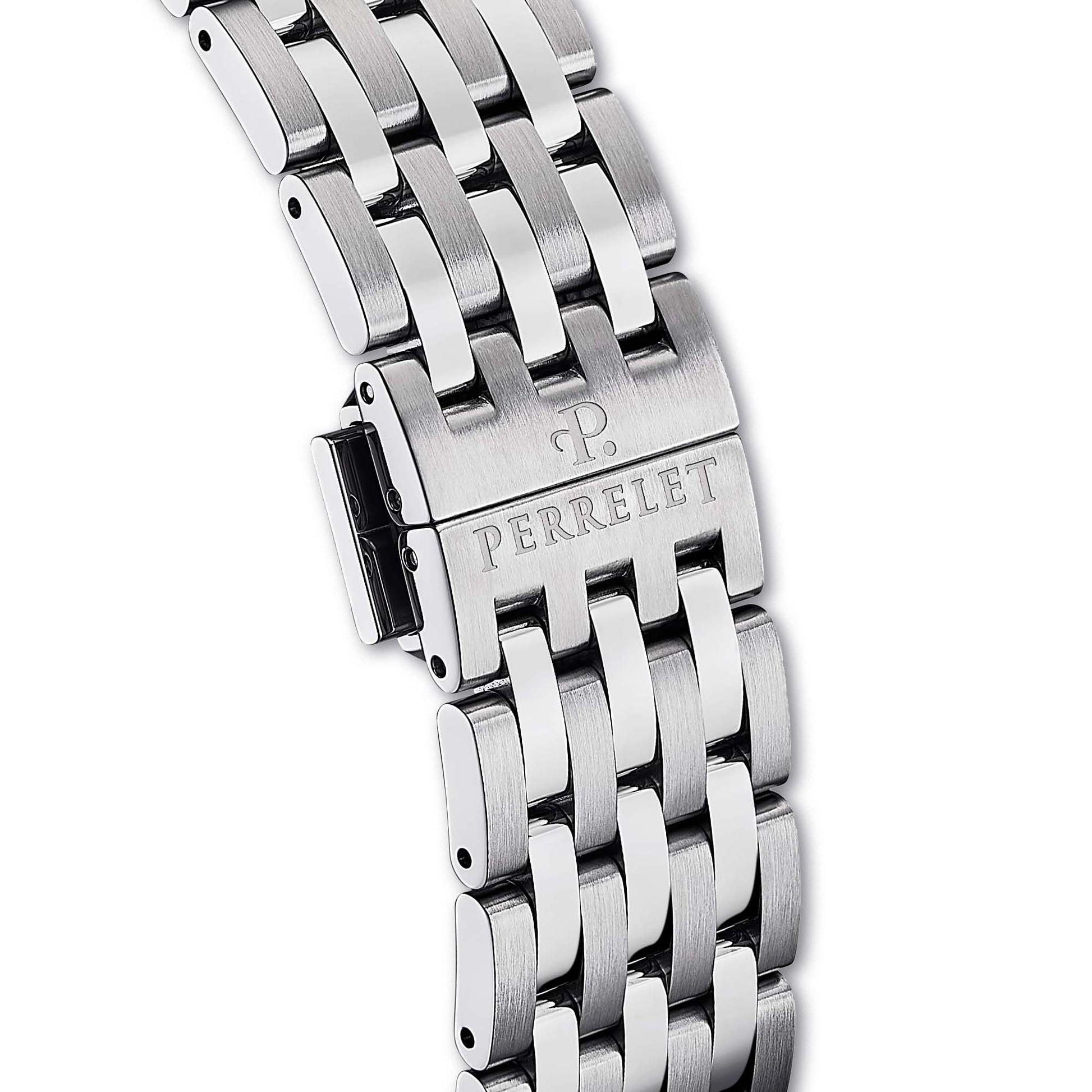 Experience the Perrelet A1300/B – ice blue beauty meets Swiss precision in this refined automatic watch