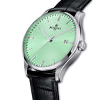 Make a statement with the Perrelet A1300/E mint green – sleek, vibrant, and powered by Swiss precision.