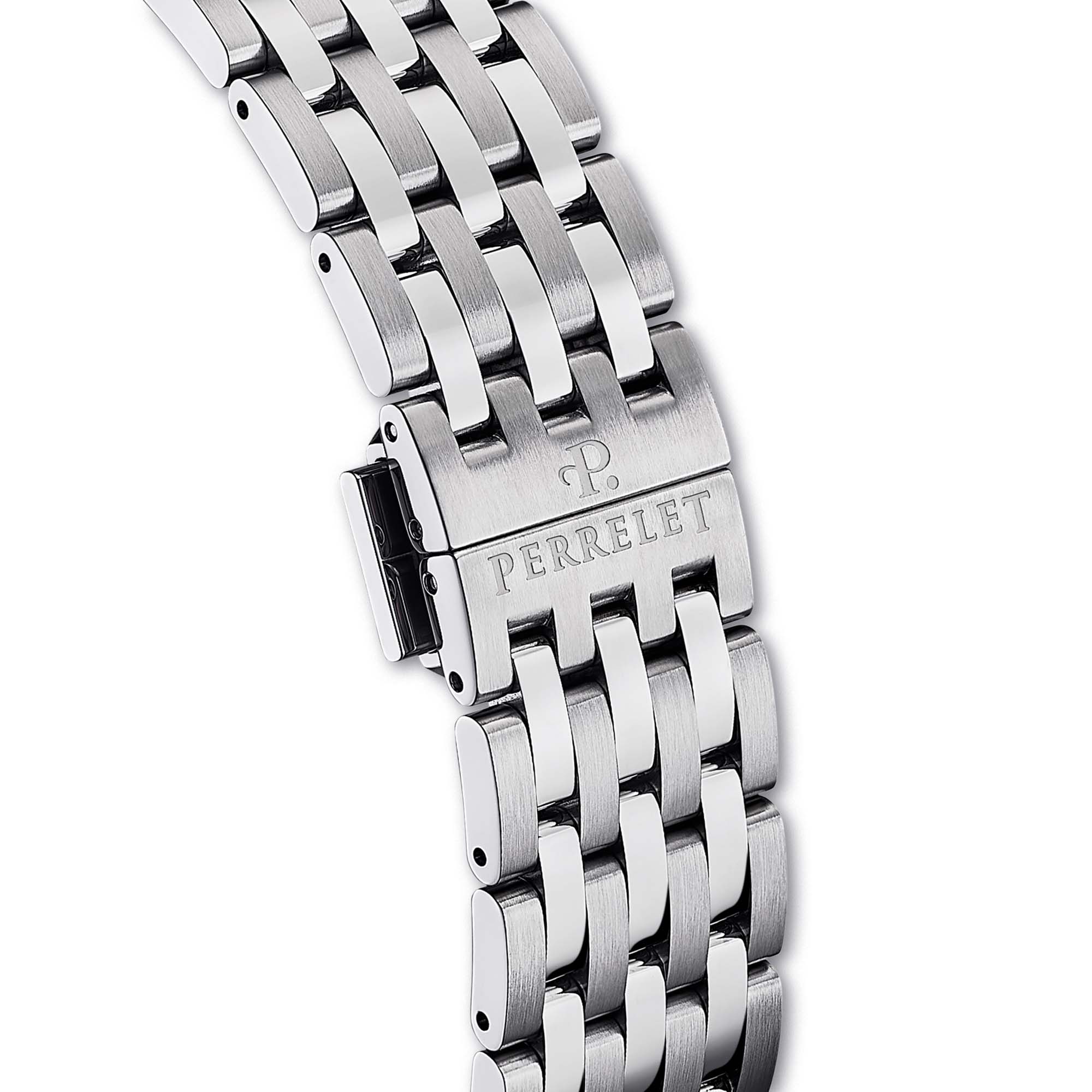 Salmon elegance meets Swiss engineering in the Perrelet A1300/F WEEKEND – a perfect blend of form and function.