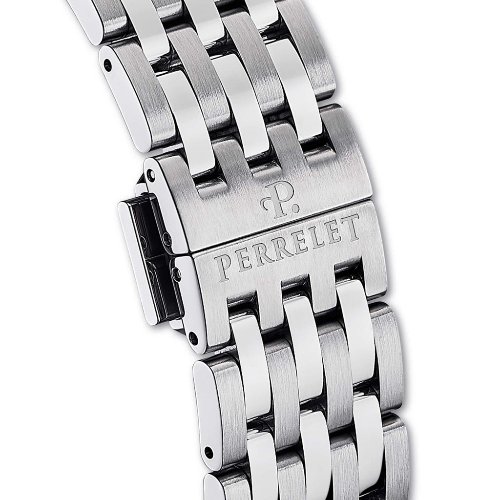 Perrelet WEEKEND A1302/B combines open heart engineering with a cool mint green dial and sleek silhouette.