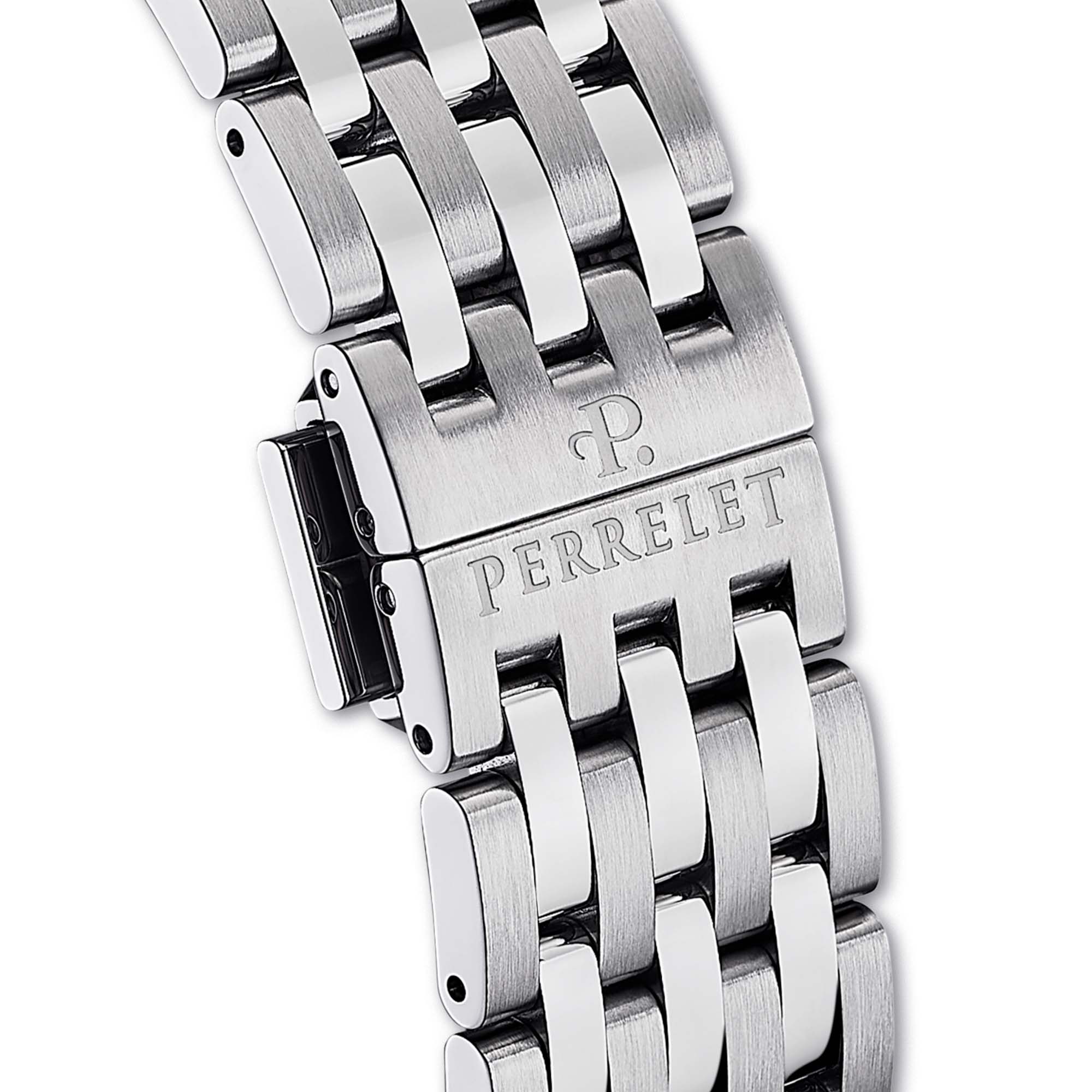 Perrelet WEEKEND A1302/B combines open heart engineering with a cool mint green dial and sleek silhouette.