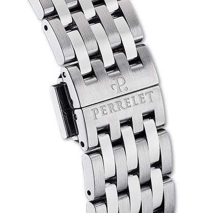 Perrelet WEEKEND A1302/B combines open heart engineering with a cool mint green dial and sleek silhouette.