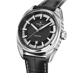 Perrelet A1100/3 3 Hands Black—pure elegance in motion. Experience this modern Swiss timepiece powered by a sophisticated in-house movement.